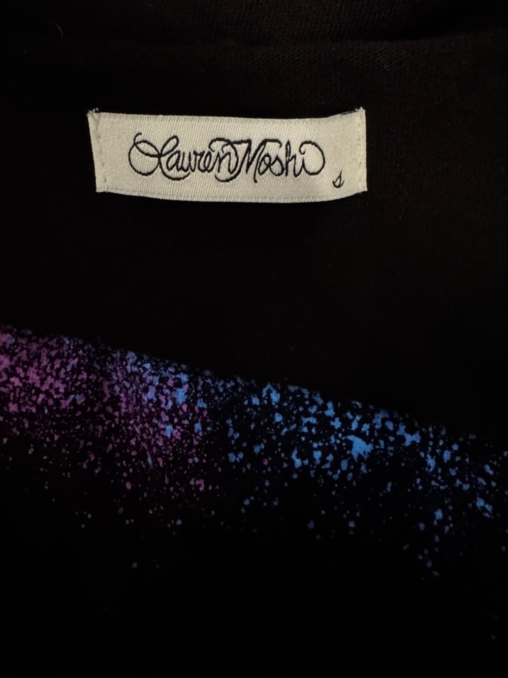 Lauren Moshi Parson X Graffiti Love Splatter Tank Top Small So Soft! Like New - Picture 6 of 9